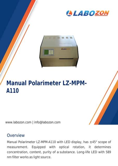 polarimeter manual manual|polarimeter sop pdf.